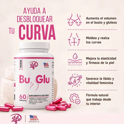 BU-GLU — 60 Cápsulas