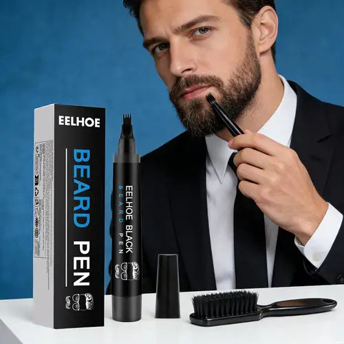 PEN BEARD KIT EELHOE — Bolígrafo Rellenador de Barba para Hombre