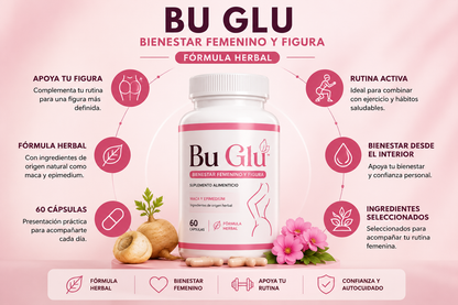 BU-GLU — 60 Cápsulas