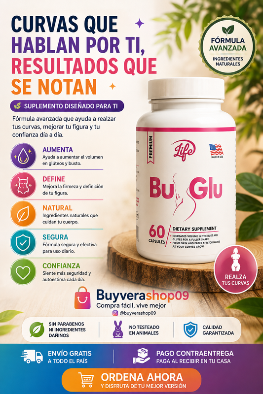 BU-GLU — 60 Cápsulas