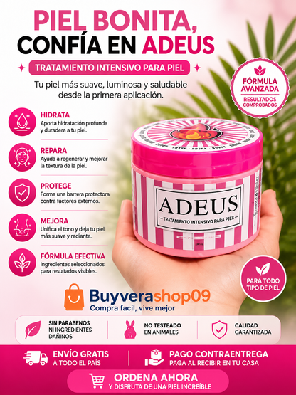ADEUS Crema Corporal Intensiva para Estrías 300 g
