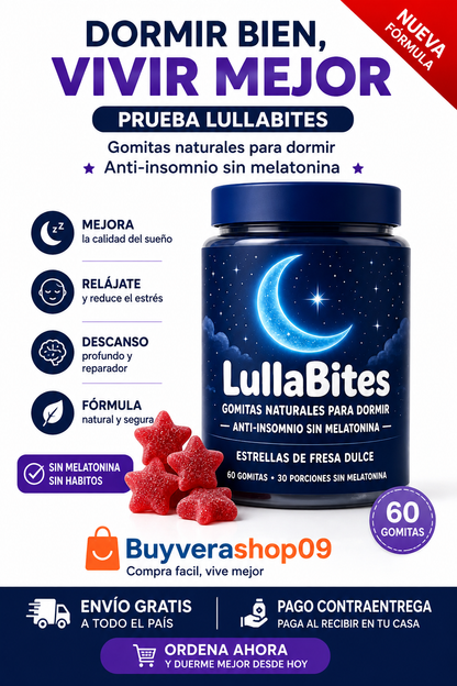 🌙 LULLABITES — GOMITAS NATURALES PARA DORMIR SIN MELATONINA