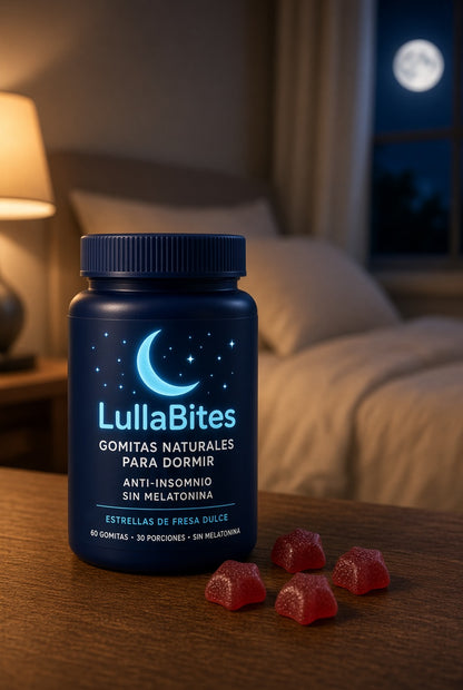 🌙 LULLABITES — GOMITAS NATURALES PARA DORMIR SIN MELATONINA